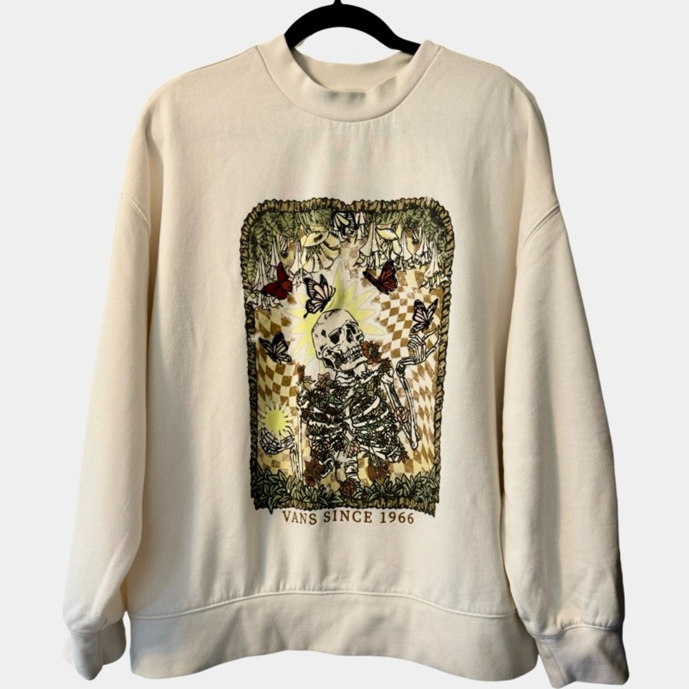 Vans Oversized Butterfly Crewneck Sweatshirt